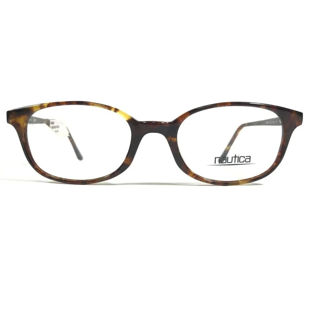 Nautica Eyeglasses Frames N8005 209 Tortoise Square Full Rim Horn Rim 50-19-145